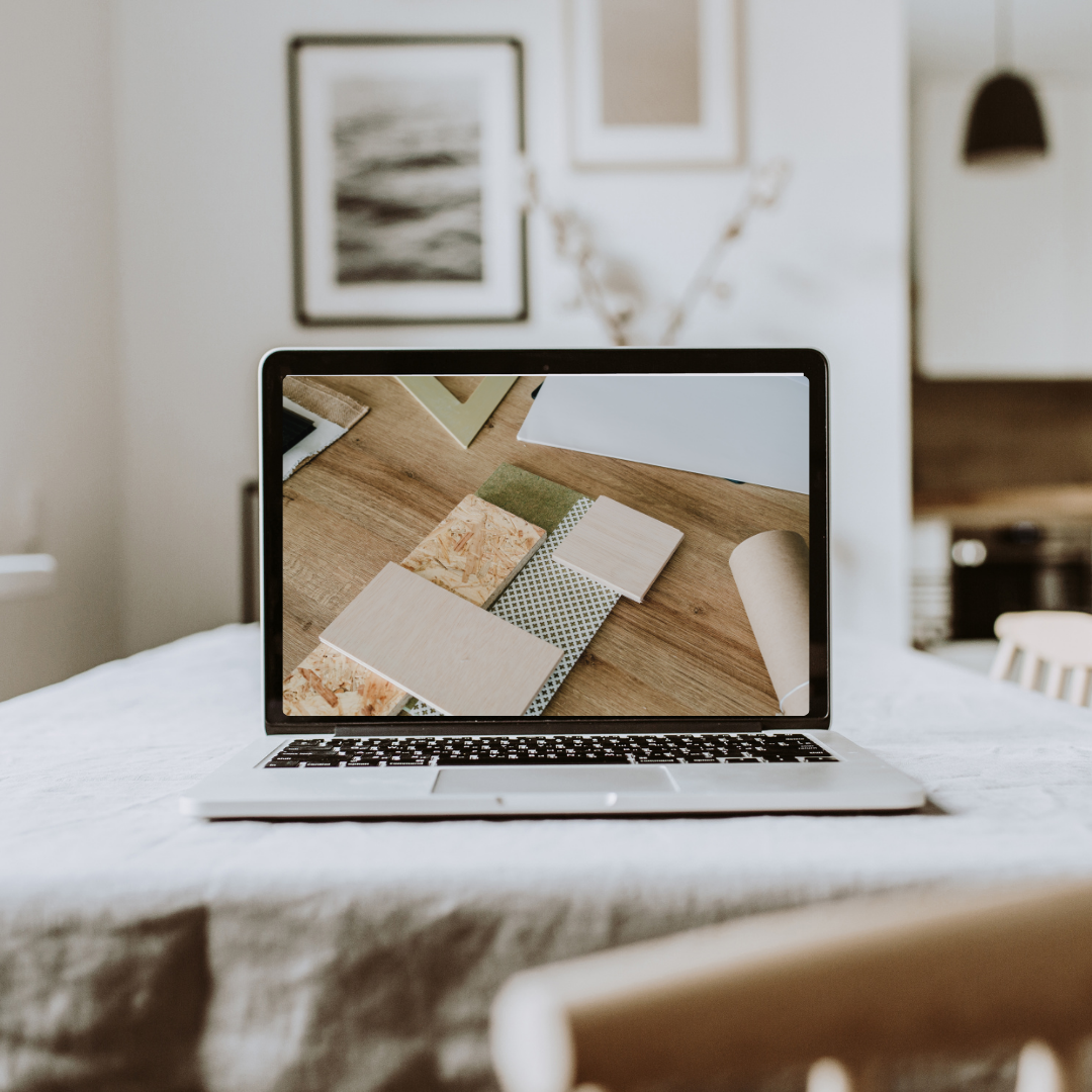 Draft-Black and Grey Minimalist Laptop Mockup